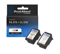 Cartuccia compatibile Canon PG-575 + CL-576 - Nero + 3 colori Multipack