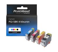 Cartuccia compatibile Canon PGI-5BK 4-kleuren - 4 colori Multipack