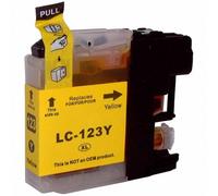 Cartuccia compatibile con Brother LC-123 giallo (yellow)