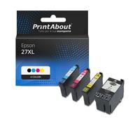 Cartuccia compatibile Epson 27XL (T2711/12/13/144010) - 4 colori ad alta capacità multipack - 1131322
