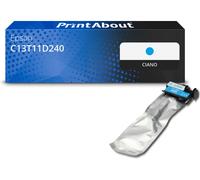 Cartuccia compatibile Epson C13T11D240 - Ciano Alta capacità