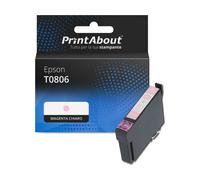 Cartuccia compatibile Epson T0806 - Magenta chiaro
