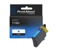 Cartuccia compatibile Epson T1302 - Ciano Alta capacità
