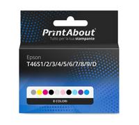 Cartuccia compatibile Epson T46S1/2/3/4/5/6/7/8/9/D - 10 colori Multipack