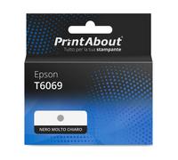 Cartuccia compatibile Epson T6069 - Nero molto chiaro Alta capacità
