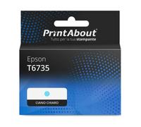Cartuccia compatibile Epson T6735 - Ciano chiaro