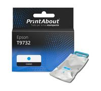 Cartuccia compatibile Epson T9732 - Ciano Alta capacità