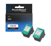Cartuccia compatibile HP 343 (C8766EE) - A 3 colori Multipack