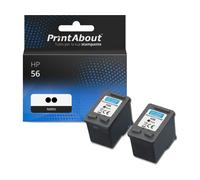 Cartuccia compatibile HP 56 (C6656AE) - Nero Multipack