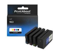 Cartuccia compatibile HP 963 (3JA23/24/25/26AE) - 4 colori Multipack