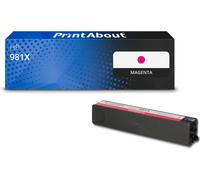 Cartuccia compatibile HP 981X (L0R10A) - Magenta Alta capacità