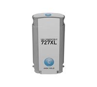 CARTUCCIA COMPATIBILE PER 727 CIANO B3P19A PER Designjet T1500,T2500,T920 727 C