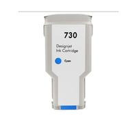 CARTUCCIA COMPATIBILE PER 730XC CIANO P2V68A INK DYE PER DESIGNJET T1600,T1700,