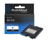 Cartuccia compatibile Ricoh GC-21C (405533) - Ciano