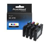 Cartuccia compatibile Ricoh GC-41K (405761) - 4 colori Multipack