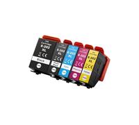 Cartuccia d’inchiostro 202XL T202XL, compatibile con Epson, XP-6000 XP-6001 | XP-6005 XP-6100 XP-6105, per stampante Expression, con chip(5pcs(1SET))