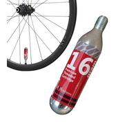 Cartuccia d'aria per biciclette | 16 g cartucce gonfiatori per ruote | Bottiglia di gonfiaggio con filettatura per ciclismo urbano e manutenzione di biciclette o moto