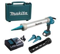 DCG180RYEX pistola per colla cordless 18 V Ioni di Litio, Pistola per silicone blu/Nero, 18 V, Ioni di Litio, 1,5 Ah, 108 mm, 404 mm, 281 mm