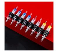 Cartuccia dell'ago del tatuaggio RL monouso sterilizzata di sicurezza con la custodia del silicone per trucco permanente (RL 10 0.30mm, 20pcs 9RL)