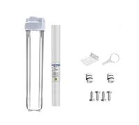 Cartuccia dell'alloggiamento del filtro dell'acqua del filtro da 20 pollici del collegamento rapido 1/2 3/4 for i raccordi del filtro dell'acqua Filtro a sedimenti in pp Alta capacità(2)