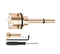Cartuccia deviatore doccia in ottone, modello RP51918 a 3 impostazioni con chiave a cacciavite Kit maniglia estesa compatibile per sistemi di valvole multiple