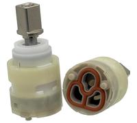 CARTUCCIA DEVIATRICE D.25 A DUE VIE CON CHIUSURA ASTA QUADRA ST300B012100049