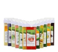 Cartuccia di Cera Depilatoria Akozon 100G - Rolto d'api su Cera Calda per un'efficace Depilazione dei Capelli - 12 Gusti Disponibili (Colore assortito #38)