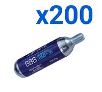 Cartuccia di CO2 BBB Cycling (x200) Argenté
