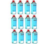 Cartuccia di gas butano universale per fornelli da campeggio e diserbanti, gas butano da campeggio, fornello a gas, fornello a gas (9,90EUR/KG), quantità di gas butano: 12 pezzi (9,90EUR/KG)
