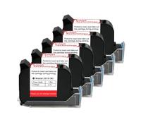 Cartuccia di inchiostro for stampante portatile da 12,7 mm 1-10PCS Cartuccia di inchiostro nero for stampante a getto d'inchiostro termico ad asciugatura rapida eco solvente 600 DPI per testo codice a