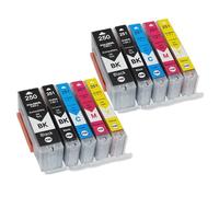 Cartuccia di inchiostro ricaricabile con chip ARC 2 set compatibili con MG6320 MG7120 MG7520 IP8720 Stampanti PGI 250 CLI 251