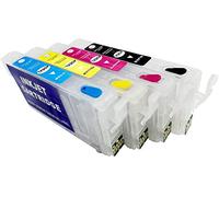 Cartuccia di inchiostro ricaricabile vuota 405XL compatibile con stampante Workforce Pro WF-7830DTWF WF-7840DTWF WF-4830DTWF WF-4820DWF WF-4825DWF WF-3820DWF WF-3825DWF WF-7835DTWF WF-7310