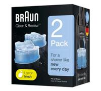 Cartuccia di pulizia Braun CCR2 per Braun Clean&Charge 2 pezzi colore blu