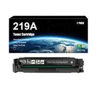 Cartuccia Di Ricambio Compatibile Con Toner HP 219A W2190A W2191A W2192A W2193A Compatibile Con Stampanti HP Color LaserJet Pro 3202dn 3202dng Pro 3202dw MFP 3302fdn 3302fdng 3302fdw,Black-1 Set