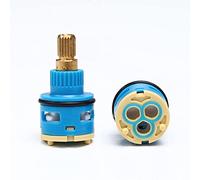 Cartuccia di ricambio in ceramica da 33 mm for rubinetto monocomando, nucleo valvola a disco in resistente, cartuccia interna for miscelatore universale(B 22mm)