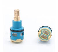 Cartuccia di ricambio in ceramica da 33 mm for rubinetto monocomando, nucleo valvola a disco in resistente, cartuccia interna for miscelatore universale(R 18mm)