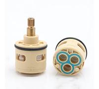 Cartuccia di ricambio in ceramica da 33 mm for rubinetto monocomando, nucleo valvola a disco in resistente, cartuccia interna for miscelatore universale(I 33mm)