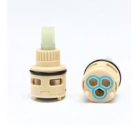 Cartuccia di ricambio in ceramica da 33 mm for rubinetto monocomando, nucleo valvola a disco in resistente, cartuccia interna for miscelatore universale(A 22mm)