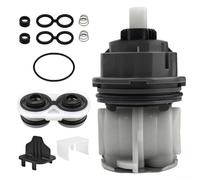 Cartuccia di ricambio per doccia, confezione da 1 pezzo RP46463, con adattatore a molla, valvola di controllo della temperatura per flusso d'acqua indipendente e regolazione del volume, materiale PC