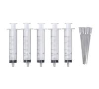 Cartuccia di Ricarica D'inchiostro Siringa Per Stampante a Getto D'inchiostro Cartuccia D'inchiostro Strumento di Ricarica D'inchiostro 5 Pezzi 20 Ml Siringa con 5 Pezzi 10cm Ago Piatto Per Ufficio