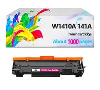 Cartuccia di Toner 141A W1410A (con Chip) Sostitutiva per cartucce di Toner Nere HP 141A 141X W1410A W1410X per stampanti HP M139w M110w M140w,Black-1PCS