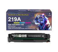 Cartuccia Di Toner 219A Per Stampanti HP Colour LaserJet Pro 3202dn 3202dng Pro 3202dw MFP 3302fdn 3302fdw 3302fdw 3302fdw 3302sdw, 1300 Pagine Di Ricambio W2190A W2191A W2192A W2193A,Black-1 Set