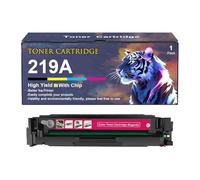 Cartuccia Di Toner 219A Per Stampanti HP Colour LaserJet Pro 3202dn 3202dng Pro 3202dw MFP 3302fdn 3302fdw 3302fdw 3302fdw 3302sdw, 1300 Pagine Di Ricambio W2190A W2191A W2192A W2193A,Magenta-1 Set