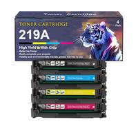 Cartuccia Di Toner 219A Per Stampanti HP Colour LaserJet Pro 3202dn 3202dng Pro 3202dw MFP 3302fdn 3302fdw 3302fdw 3302fdw 3302sdw, 1300 Pagine Di Ricambio W2190A W2191A W2192A W2193A,4 Colors-1 Set