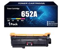 Cartuccia di toner ad alta resa 652A compatibile con chip per HP CF320A CF321A CF322A CF323A per stampante HP M680dn M680f M680z 1 pacchetto BK C M Y 16500 Pagine ,M-1 piece