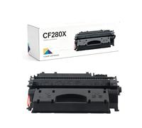 Cartuccia di toner CF280X 80X, compatibile con HP Laserjet Pro 4400 M401dn M401dw M401n M401a M401d MFP M425dn M425dw (con chip) ,Black