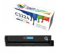 Cartuccia di toner compatibile C3224 di ricambio C3210K0 C3210C0 C3210Y0 C3210M0 senza chip per stampante Lexmark C3224 C3224 C3326 C3224dw C3326dw MC3224adwe MC3224dwe MC3326i,Cyan-1Pack