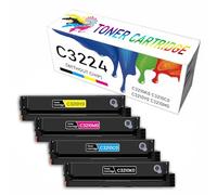 Cartuccia di toner compatibile C3224 di ricambio C3210K0 C3210C0 C3210Y0 C3210M0 senza chip per stampante Lexmark C3224 C3224 C3326 C3224dw C3326dw MC3224adwe MC3224dwe MC3326i,4Color-1Pack