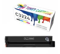 Cartuccia di toner compatibile C3224 di ricambio C3210K0 C3210C0 C3210Y0 C3210M0 senza chip per stampante Lexmark C3224 C3224 C3326 C3224dw C3326dw MC3224adwe MC3224dwe MC3326i,Black-1Pack