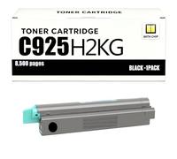 Cartuccia di Toner Compatibile C925H2KG per Lexmark | Per Lexmark C925de C925 X925 X925de - Alta Capacità 8.500 Pagine Nero / 7.500 Pagine Colore con Chip,Black